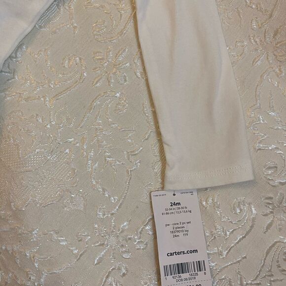 Carter’s 2 piece wish top & snowflake leggings set - Picture 9 of 12